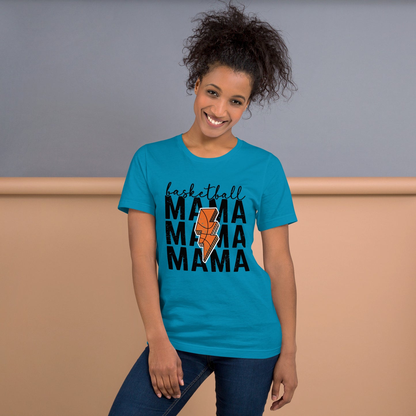 Basketball Mama Bolt  t-shirt