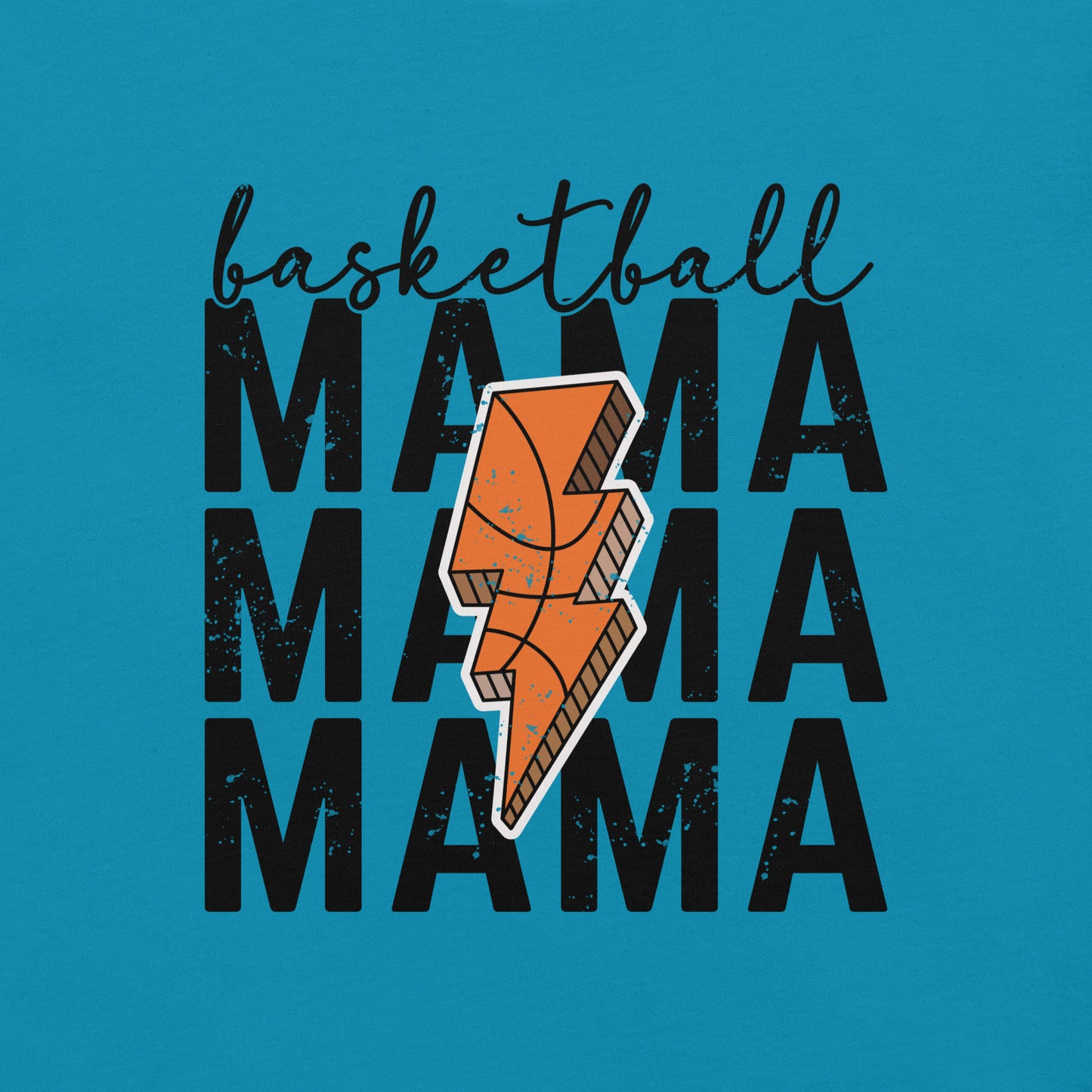 Basketball Mama Bolt  t-shirt