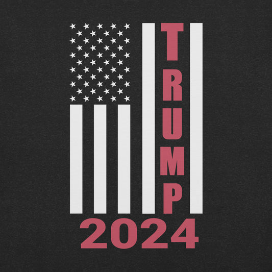 Trump 2024 Side Flag Tshirt