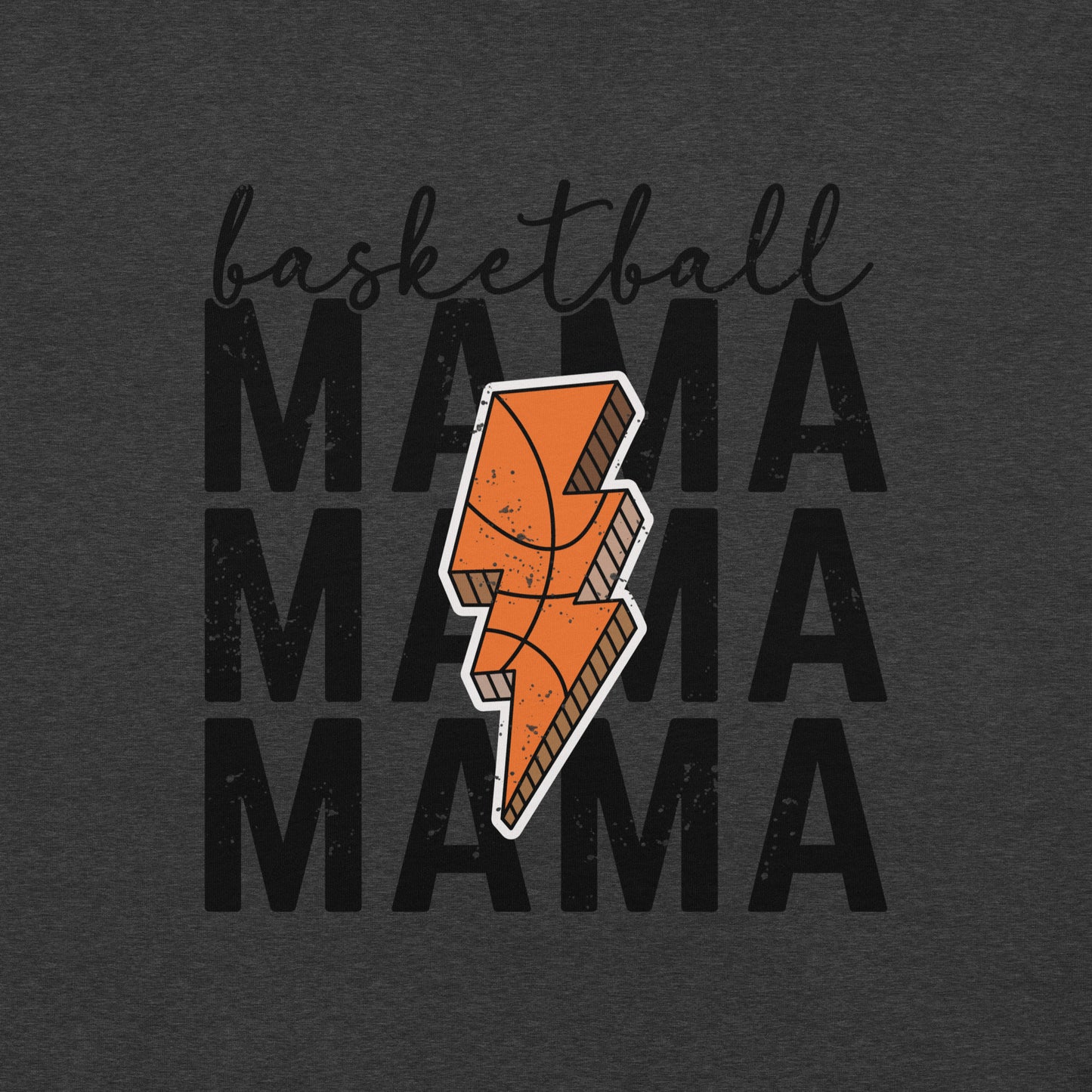 Basketball Mama Bolt  t-shirt