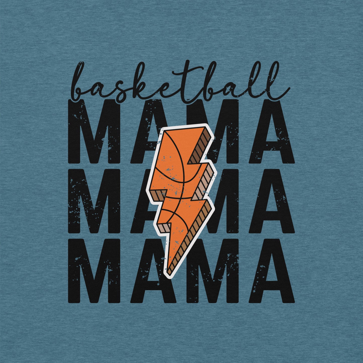 Basketball Mama Bolt  t-shirt