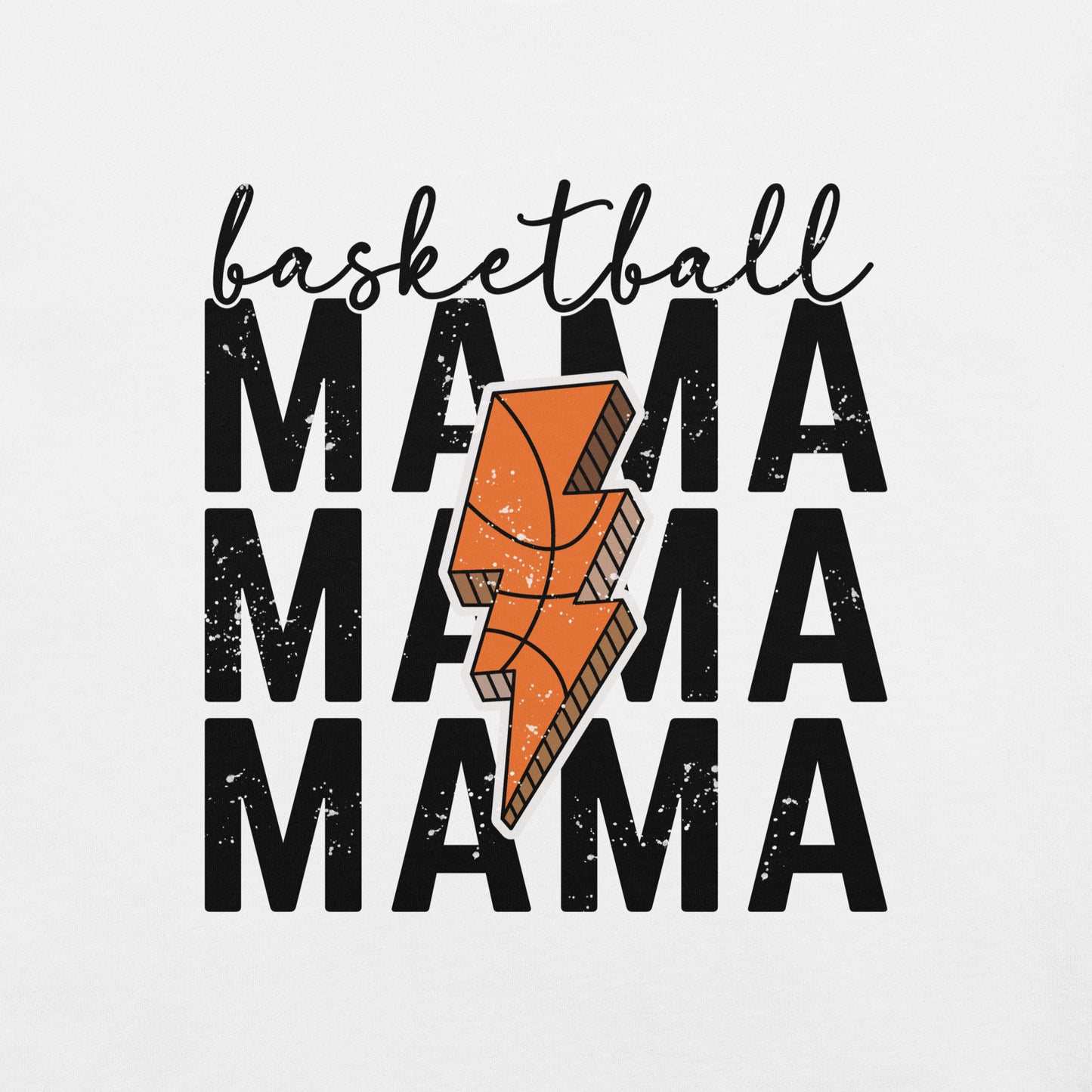 Basketball Mama Bolt  t-shirt